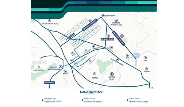 Plot for Sale Islamabad Rawalpindi Location Map Pakistan