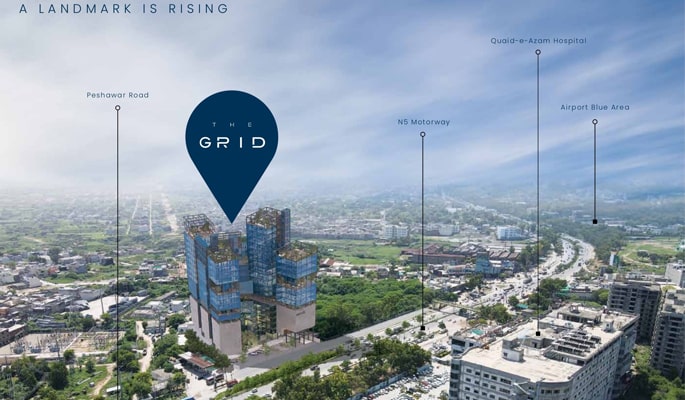 The Grid Mall Islamabad, Rawalpindi Location 