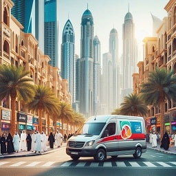 Delivery, Cargo Van for Rent in  Al Muraqqabat